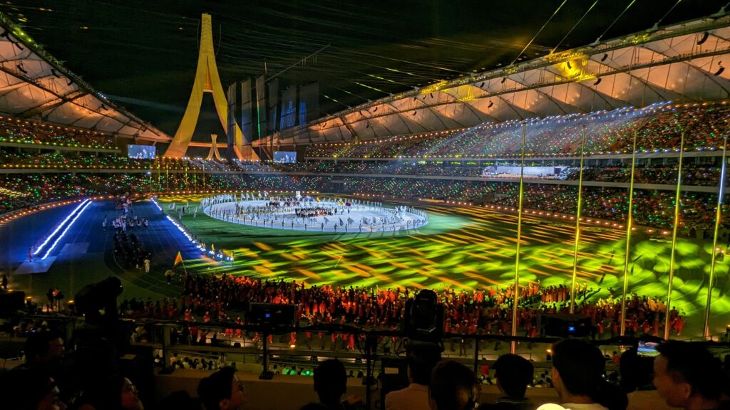 The Kingdom of Cambodia Opened the 32nd Sea Games for 2023 on Friday night at the Morodok Techo National Stadium in Phnom Penh.