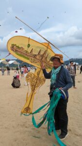Traditional Khmer Kites at Sky Fest 2023 in Sihanoukville, Cambodia